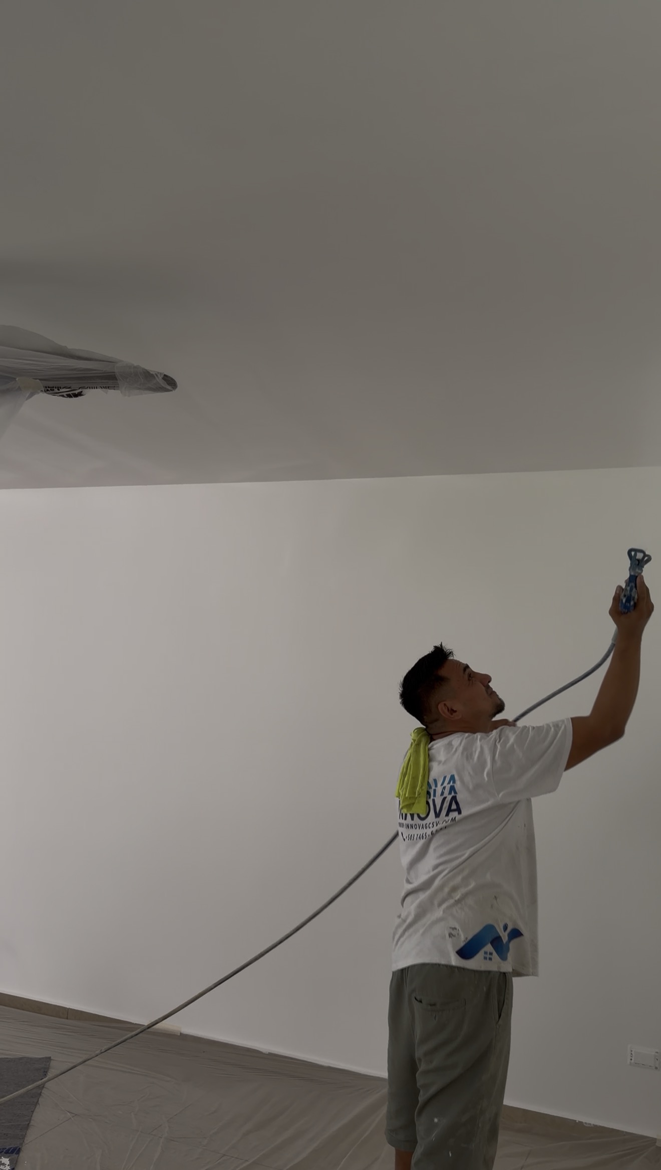 Pintura interior con pistola airless